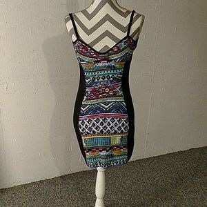 Key hole party dress.